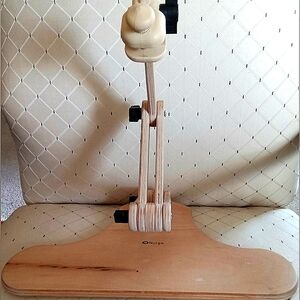 Kruger Natural Wood and Cream Craft/Book Stand